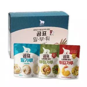 곰표 밀가루 세트 튀김가루 부침가루 밀가루 명절선물 설선물 답례품 가정용 요리재료 베이킹재료