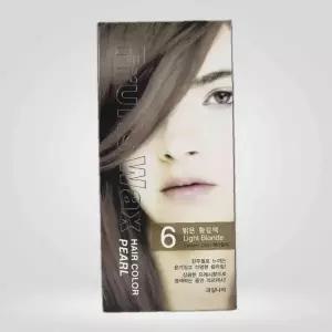 과일나라 6 밝은 황갈색 진주펄 염색약 컬러 크림 새치