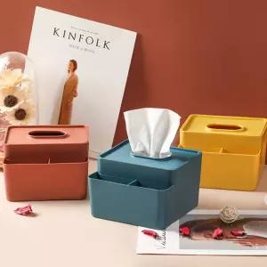 모던 다용도 티슈박스 케이스 휴지 도박스 수납용품 정리 멀티 펜꽂이 소품 분리 인테리어