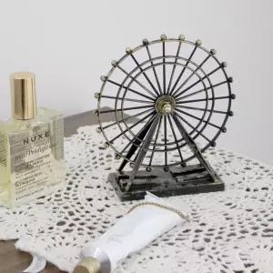 엔틱 회전 관람차 미니어처 인테리어 장식소품 홈데코 촬영 틱소품 철제 카페 빈티지