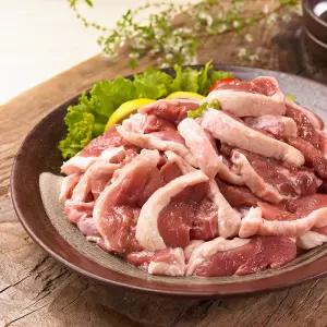 국내산 생오리 로스 무항생제 슬라이스 500g