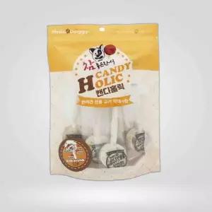 참좋은간식 캔디홀릭 오리 n 대구 n 야채 강아지통조림 애견간식 10개입 펫디저트