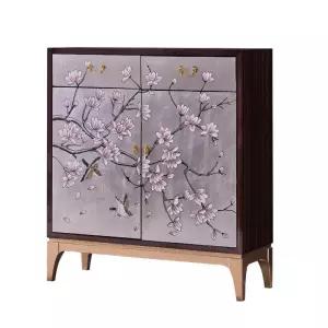 빈티지 나전칠기장 엔틱 나비장 거실 고급 장식장 고가구