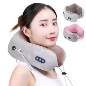 마사지기 부모님선물 안마기 무선 배게 여행용 메모리폼목베게 U-주무름