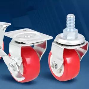 인라인 바퀴 짐수레 볼트 구르마바퀴 이동식 소형바퀴 1.5인치 교체 부속 수레바퀴 고정 4개입 회전형