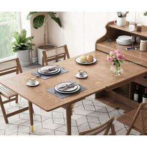 식탁장 2인용 식탁겸수납장 거실 밥솥 식탁겸렌지대 오 텔 레인지대겸용식탁 렌지다이 선반