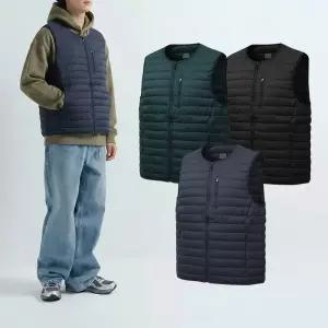 [화이트빌딩]남성 등산 패딩조끼 겨울 보온 경량 아웃도어 기능성 베스트