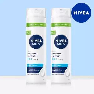니베아 맨 센서티브 쉐이빙 젤 200ml 2개