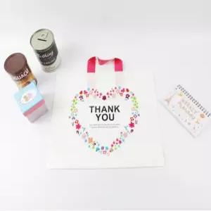 추천템 비닐 중형1P 손잡이 YOU THANK 쇼핑백 봉투 인기