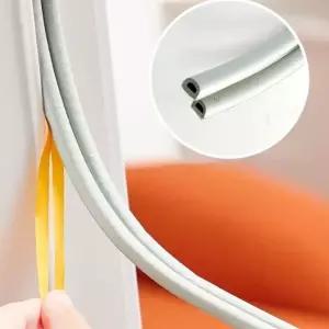 샷시현관문좁은틈막이 외풍 벌레 변형마모없는 간편부착 창틀틈새막이 (WFJ6EMS)