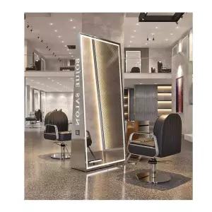 양면경대 거울 조명 A자형 LED 대형 전신 미용실 헤어