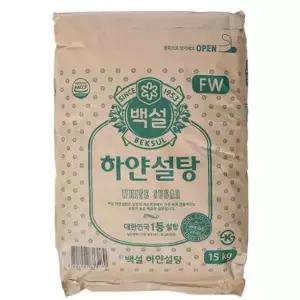 백설탕 백설 하얀설탕 요리설탕 15kg 업소용 대용량