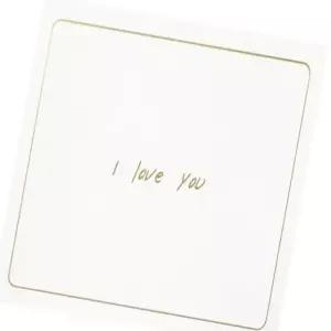 감사 메시지 카드 봉투 심플 디자인 축하 표지 (WFK6LJ3)