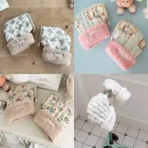 패턴 킥보드 핸드 워머 장갑 글러브 자전거 씽씽이 어린이 유아 겨울 방한 용품 킥보드 유아 핸드