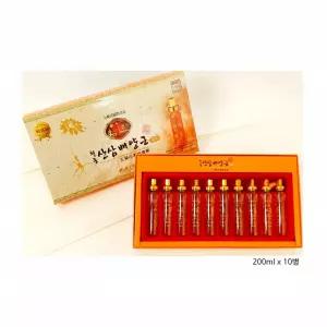 산삼 배양근 추출액/천종산삼배양근 생체 액 상황버섯 영지버섯 앰플/10병