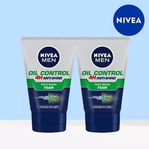 [니베아] 맨 오일 컨트롤 훼이스 워시 폼 100g 2개