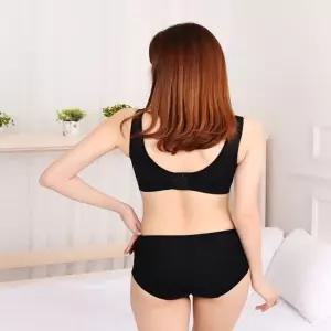 부분망사원단 통기성 편안한 노와이어 런닝형 후크 (WFJ68U4)