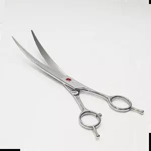 이발기 강아지 애견 미용 가위 커브 8in치