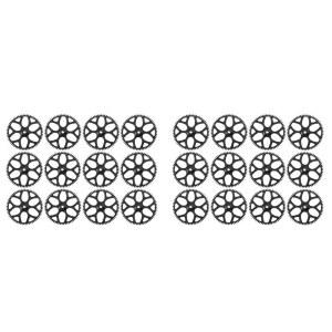 Razcus V911S V977 V988 V930 V966 XK 110S RC 헬리콥터 비행기 드론 예비 부품 액세서리용 일반 24Pcs 메인 기어 - 색상: 블랙