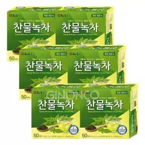 담터 찬물녹차 50T 6개 티백 콜드브루티