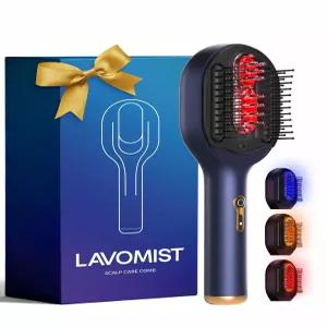 헤어 오일 어플리케이터가 있는 라보미스트 3-in-1 두피 마사지기 홈 스파용 전기 헤드 IPX6 워터프루프