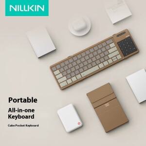 NILLKIN 접이식 키보드 Bluetooth 무선 휴대용 터치패드 및 노트북 사무실을 위한 소형 입력 특별