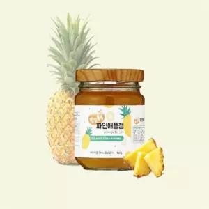 유쎌몰 파인애플 발효잼 150G 수제잼 X 4개 잼다운잼