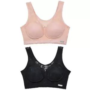 풀컵 B컵브라 노와이어 노와이어브라 플라워 쿨 (WFK5NYE)