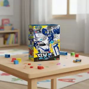 영실업 레스큐 미니 또봇 쎈 합체 변신로봇 경찰차 자동차 S사이즈 어린이 로보트 캐릭터