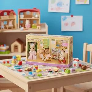 실바니안 패밀리 간호사세트 동물 인형 병원놀이 소품 미니어쳐 역할놀이 모형 피규어 키덜트