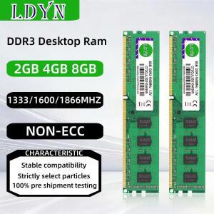 DDR3 램 2GB 4GB 8GB 1066 1333 1600 1866MHZ 데스크톱 메모리 UDIMM PC3 12800U ddr3