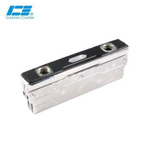 IceManCooler 전체 니켈 마이크로 채널  터치 메모리 칩 RAM 갑옷 워터 블럭 2 소켓 오버클럭 구리 쿨러 G1