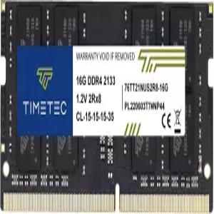 타임텍 16GB DDR4 2133MHz PC4-17000 비-ECC 버퍼링 1.2V CL15 2Rx8 듀얼 랭크 260핀 SODIMM 노트북 PC