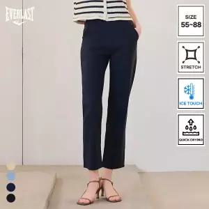 에버라스트 여름 여성 링클프리 밴딩 슬랙스팬츠 쿨바지 아이스바지 Bon-2581
