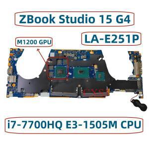 HP ZBook Studio 15 G4 마더보드(i7-7700HQ E3-1505M CPU M1200 그래픽 LA-E251P 포함) 921017 -601