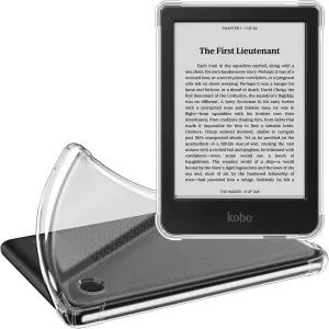 6인치 코보 클라라 컬러용 핀티 클리어 케이스 (2024) BW 2E (2022) - 슬림 경량 소프트 플렉시블 투명 TPU