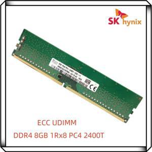 하이닉스 DDR4 8GB 2400T PC4 2400MHz 1Rx8 순수 ECC UDIMM 워크스테이션 RAM 언버퍼드 서버 메모리