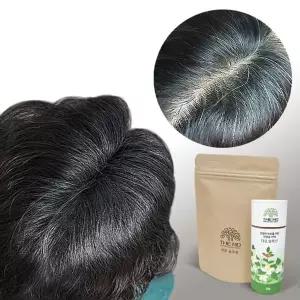 여자흑채 더모솔루션 한방 천연염색 흑채 본품+리필 정수리탈모