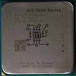 A10-Ses 쿼드 코어 CPU 프로세서 5800K A10 AD580KWOA44HJ/AD580BWOA44HJ 0 소켓 FM2
