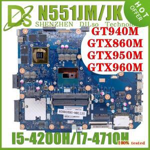 KEFU N551JM 메인보드 마더보드 I5-4200H I7-4710/4720H GTX850M GTX960M 100% 테스터기