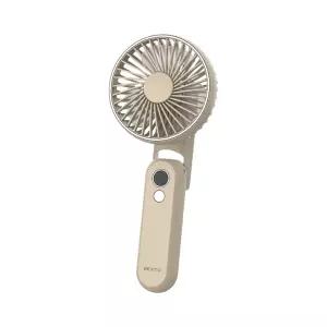넥스트유 에어스핀 F1 2in1 미니 폴더 스탠드형 핸디선풍기 베이지 831WIND BG