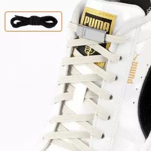 매드 없는 자석 클립 운동 등산 화 긴 신발 끈 블랙