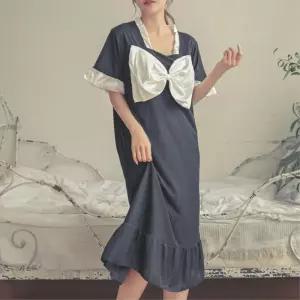 편안한 반팔 실내복 홈웨어 공주 원피스잠옷 스타일링 편한옷 가을룩