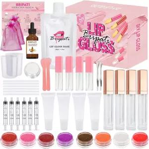 BRIPATI DIY 립글로스 만들기 키트 46개입 Lip Gloss Making Kit