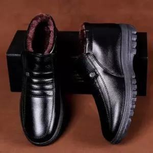 안감 로퍼 털 남자 아빠 구두 코디 겨울 방한 중년