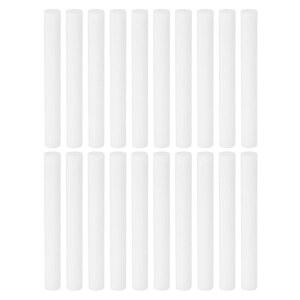 파티킬 면 필터 스틱, 20개 리필 스틱 필터, USB 미니 휴대용 디퓨저 교체용(2.76인치 x 0.31인치), 화이트