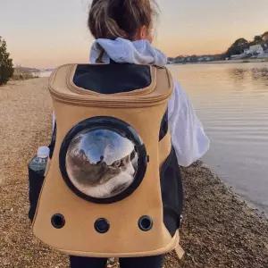 대형 강아지 고양이 백팩 반려견 외출가방 우주캡슐