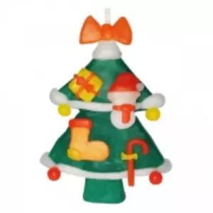 크리스마스 트리 양초 만들기