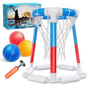 물놀이용품 수영장물놀이 농구 후프 풀 떠 공이있는 다니는 사이드 풍선 외부 장 물 선물용