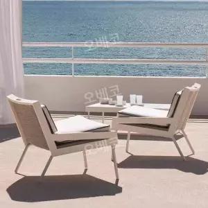 라탄소파 수영장쇼파 리조트 호텔 정원 등나무 인테리어 방수 야외